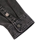 Denim Vintage Washed Heavyweight Jacket Black