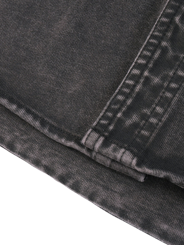 Denim Vintage Washed Heavyweight Jacket Black