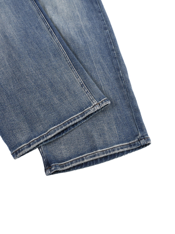 Sun Fade Heavyweight Denim Jeans Blue