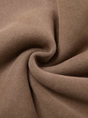 Vintage Washed Flared Fleece Pants Coffee