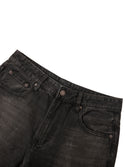 Vintage Wash Men's Heavyweight Denim Jeans Black