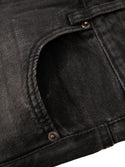 Vintage Wash Men's Heavyweight Denim Jeans Black