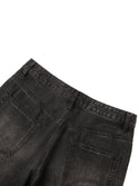 Vintage Wash Men's Heavyweight Denim Jeans Black