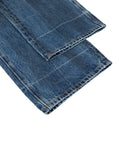 Vintage Wash Men's Baggy Denim Jeans Blue