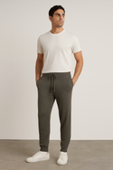 Extra Fine Merino Wool Men's Joggers Dormouse