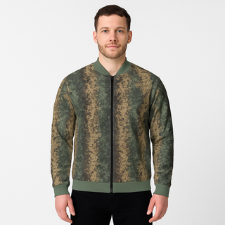 MILITARY CAMOUFLAGE MEN'S CASUAL BOMBER JACKET ARMY GREEN