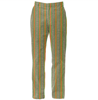Multi Colour Stripes Women's Suit Trousers Multi