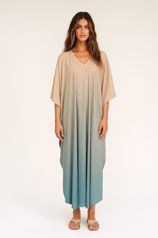 PASTEL OMBRE KAFTAN MULTI