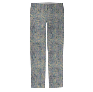 LIMITED EDITION RANDOM GEO PATTERN MEN'S TROUSERS FEATHER GREY