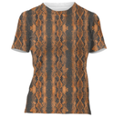 Snake Print Babydoll T-shirt Multi