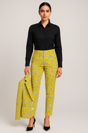 White Flowers Women's Suit Multi