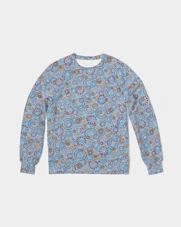 ABSTRACT CIRCLE MEN'S CLASSIC FRENCH TERRY CREWNECK PULLOVER  LIGHT SKY BLUE  ETSY