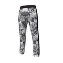 LIMITED EDITION JUNGLE ANIMALS & LEAVES MENS TRACKSUIT TROUSERS MIDNIGHT GREY