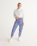 PALM TREES AND LIONS WOMEN TRACK PANTS LAVENDER MIST