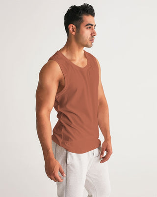 SOLID COLOUR MENS SPORTS TANK CIDER